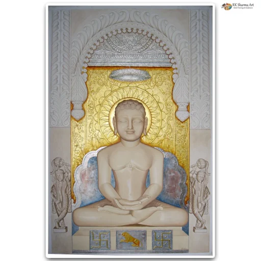 Buddha Miniature Painting Tranquility and Spiritual Enlightenment