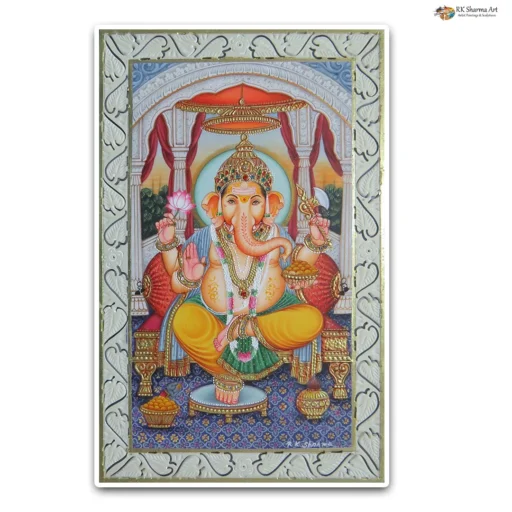 Divine Grace Ganesha's Blessing in Miniature